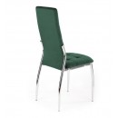 Стул HALMAR K416 темно-зеленый/хром